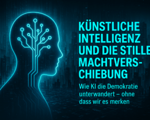 Illustration: Künstliche Intelligenz unterwandert demokratische Prozesse