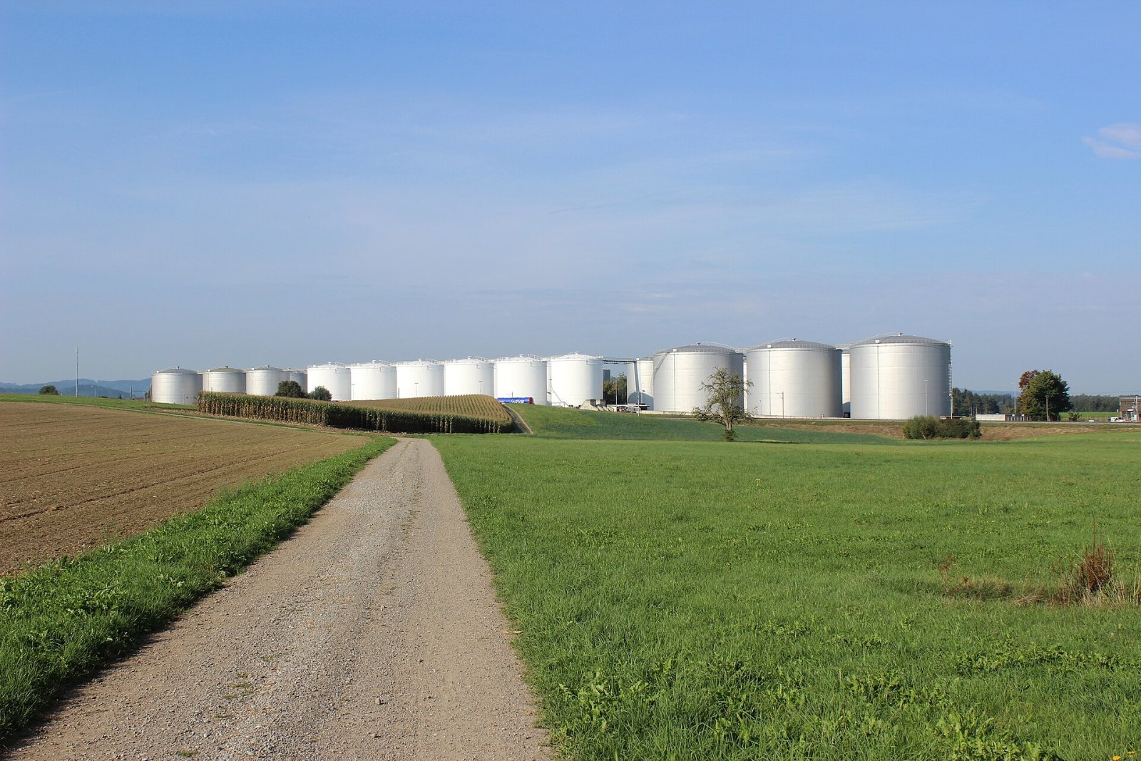 Tanklager in Tägerschen im Kanton Thurgau