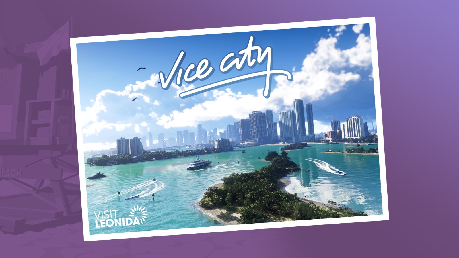 Postkartenmotiv Vice City (Grand Theft Auto VI)