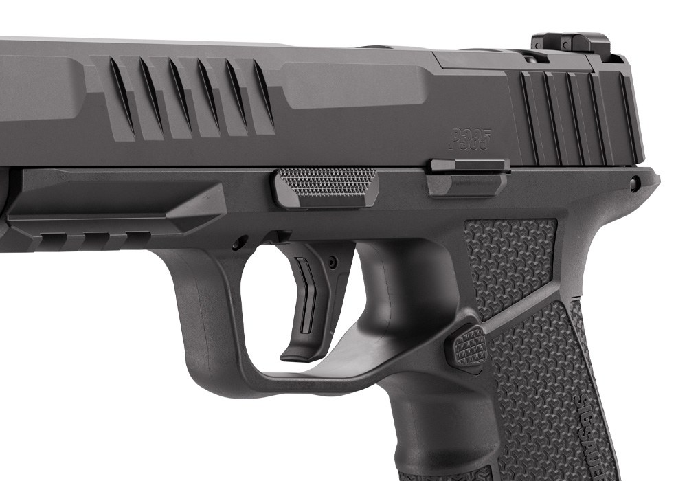 Seitenansicht der SIG Sauer P385 mit Bedienelementen